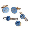 Complet jewelry set sq & compass