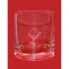 Masonic Whiskey Glass